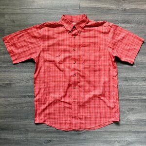 L.L. Bean Men's Comfort Stretch Chambray Shirt - Orange